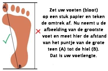 voeten opmeten Nike